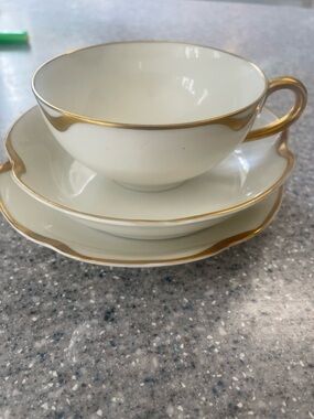 Vintage Haviland Limoges France Gold Trim 13-Pc China Set